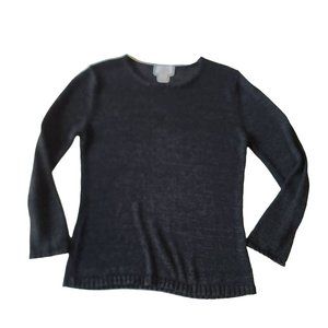 Ann Taylor Loft Black Sweater Size Medium